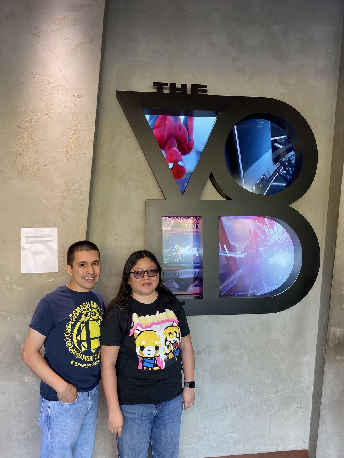 Christine and Robert at The Void