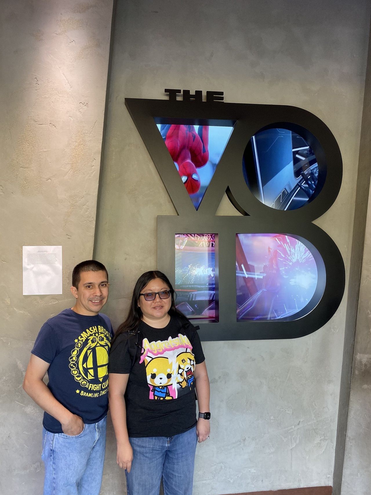 Christine and Robert at The Void