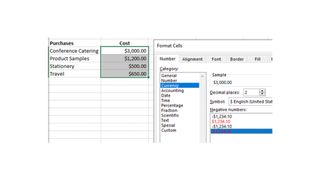 Microsoft Excel beginner's guide screenshot.