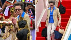 Princess Anne arriving in Sri Lanka for her 2024 visit