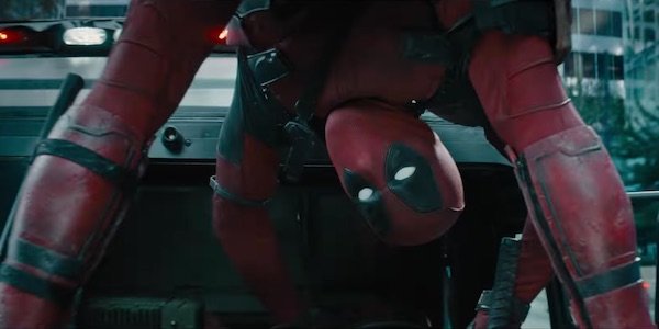 Costumed Wade Wilson in Deadpool 2