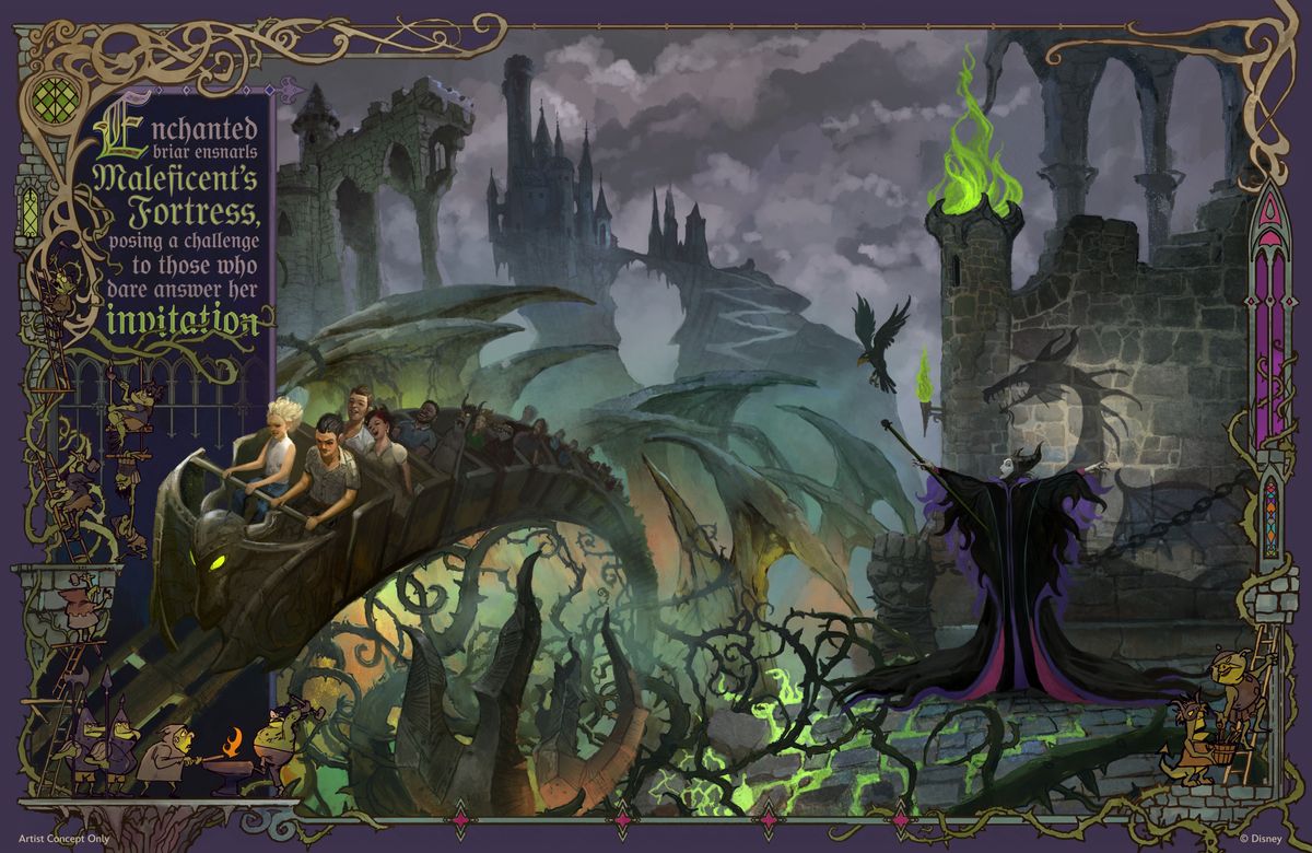 Villains Land at Magic Kingdom, Concept Art