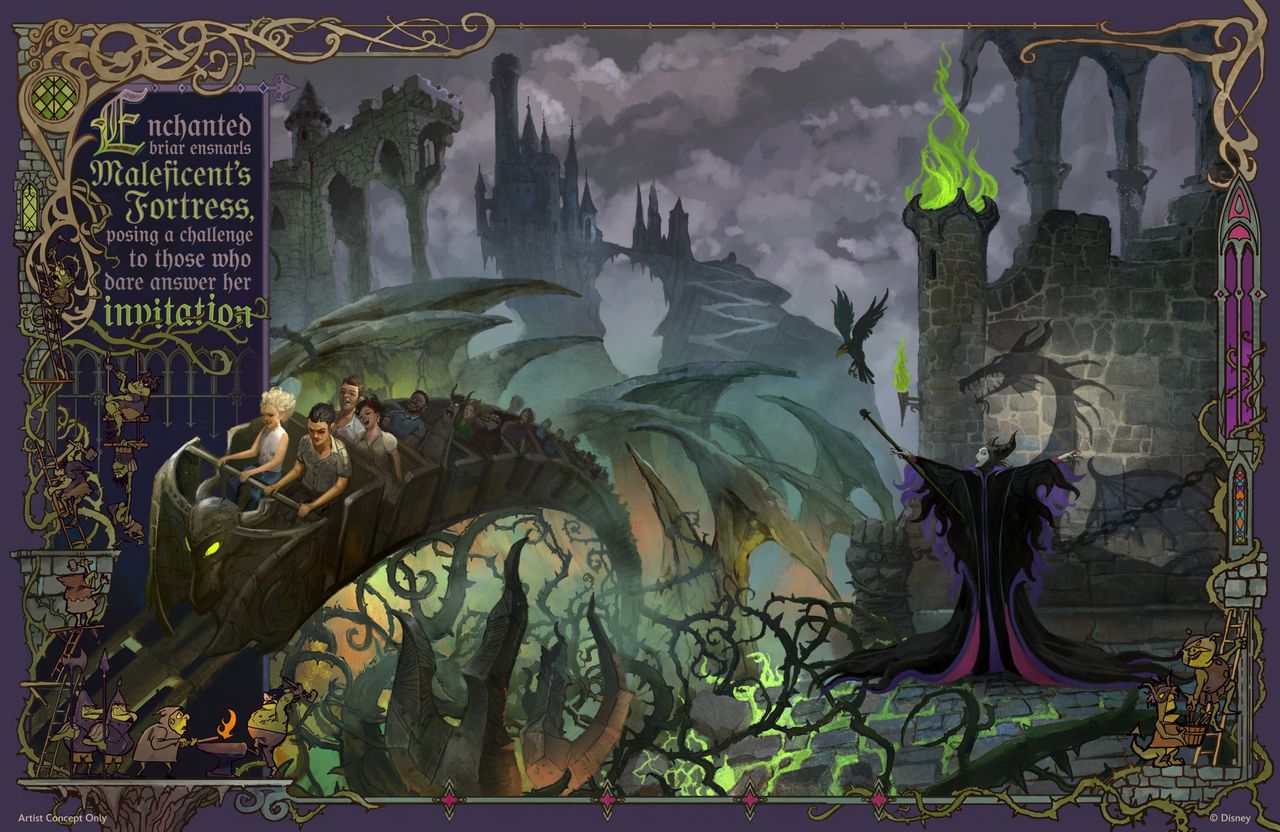 Villains Land at Magic Kingdom, Concept Art