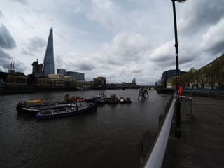 River Thames in London with the Shard in the background