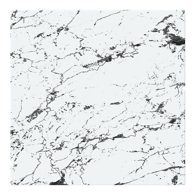 black and white marble effect splashback