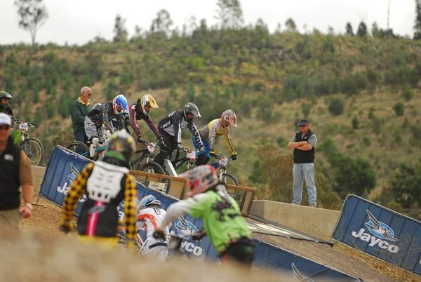 Laurence Buchanan oversees the starting procedure in Canberra.