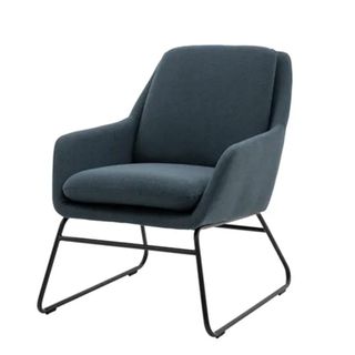 Floris Metal Frame Fabric Accent Chair