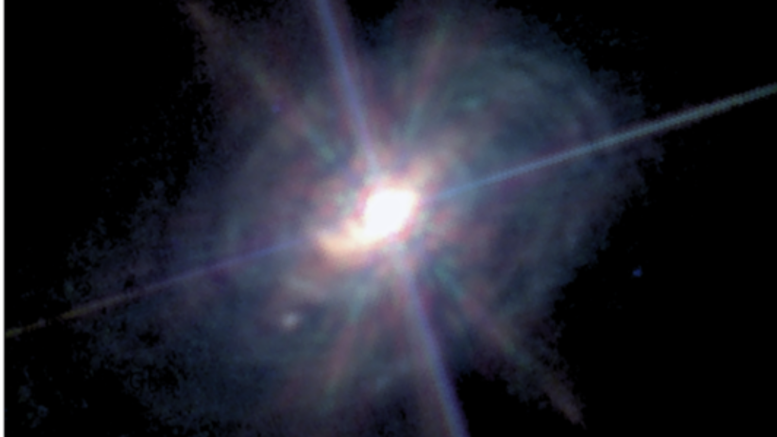 James Webb Space Telescope finds a shock near supermassive black hole (image)