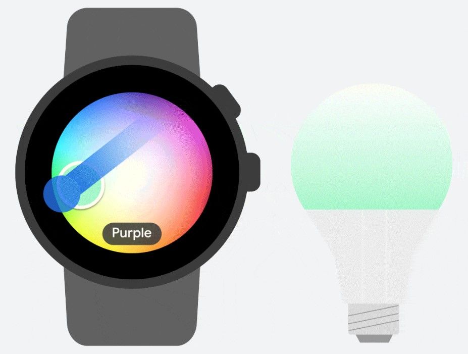 Wear OS light group controls