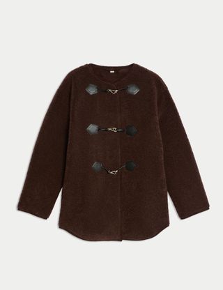 Textured Buckle Coat