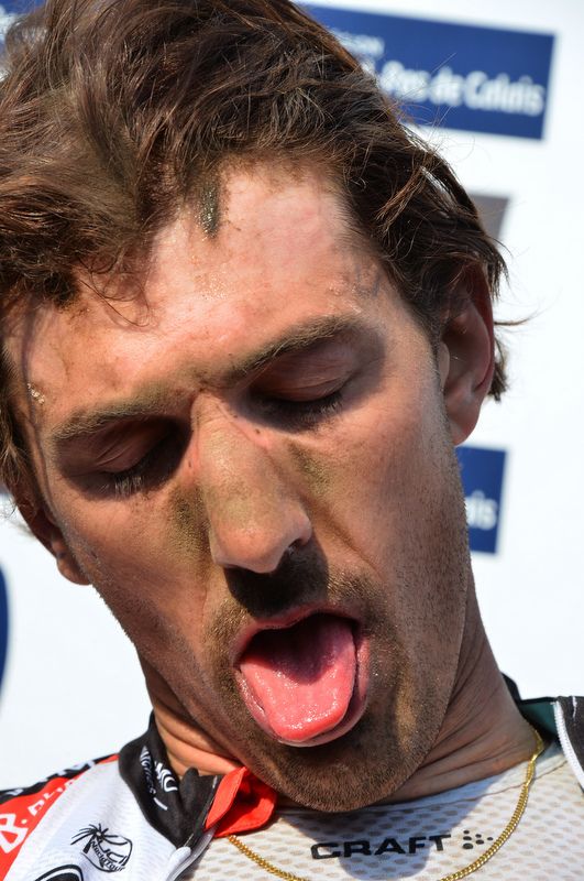 Fabian Cancellara after winning in 2013