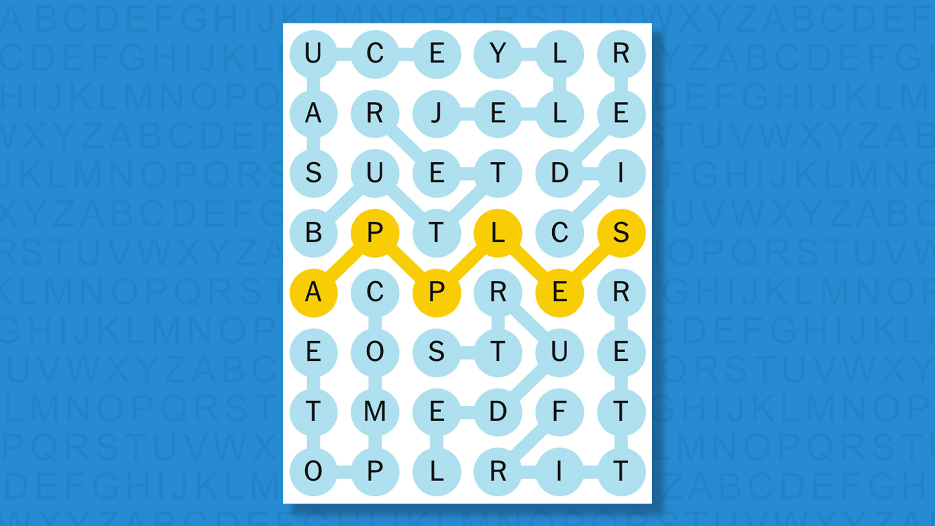 NYT Strands answers for game 595 on a blue background