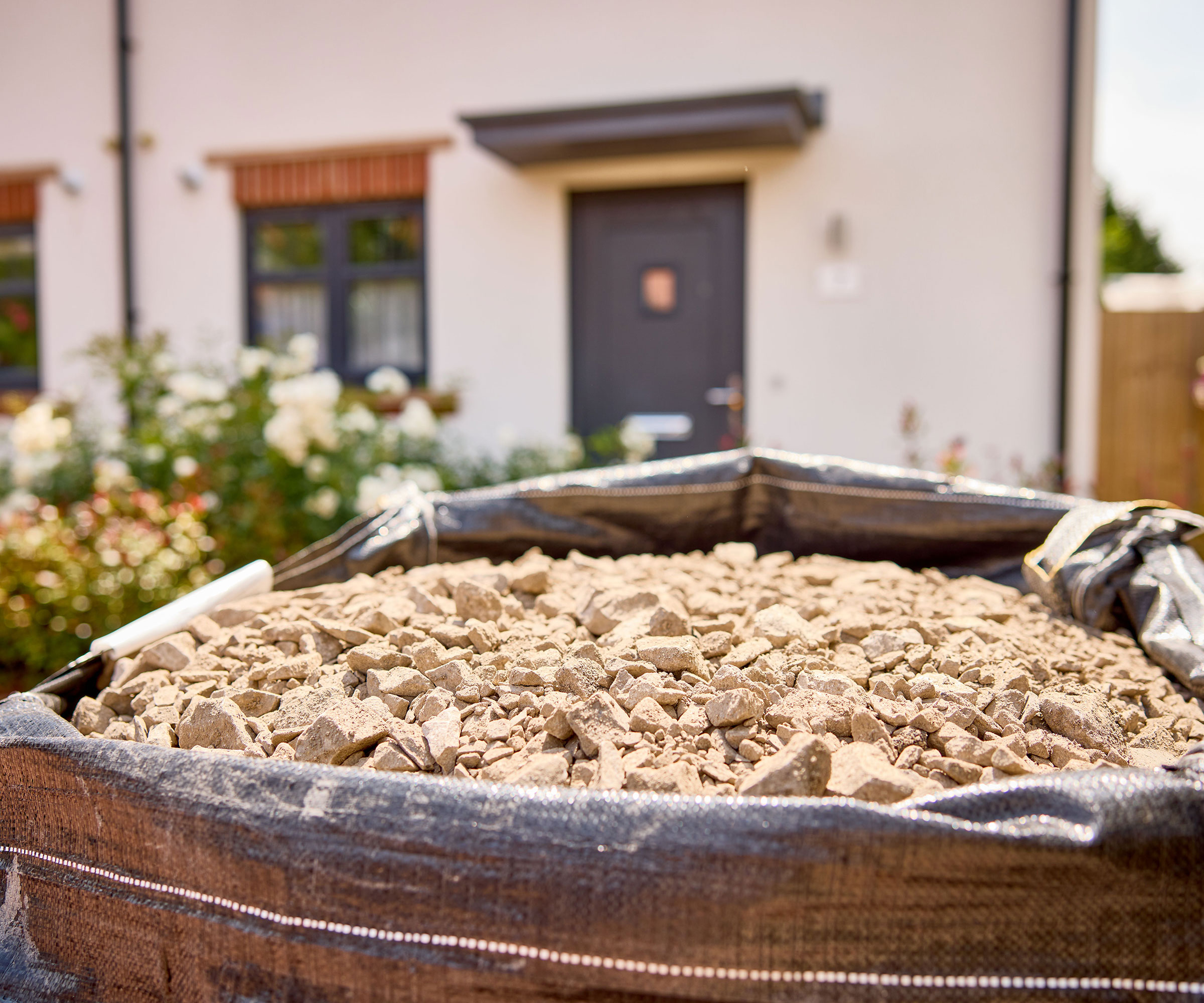 Buff colored gravel from Wicks