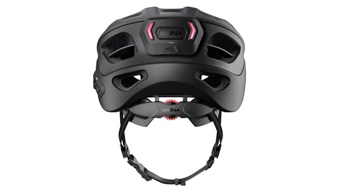 A rear view of the Sena R1 EVO