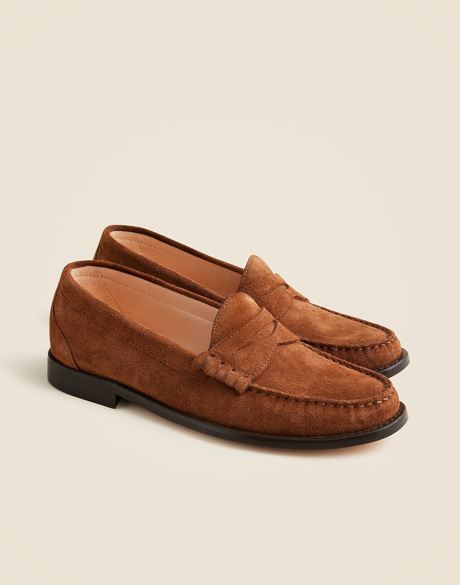 J.Crew, Winona Penny Loafers in Suede