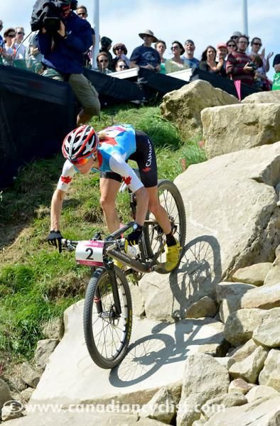 Catharine Pendrel (Canada) finished ninth