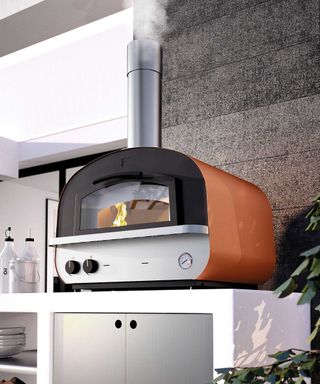 Fontana Piero gas and wood pizza oven