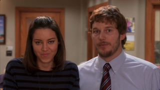 April and Andy in Parks and Rec