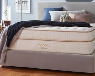 Saatva Classic Mattress in bedroom