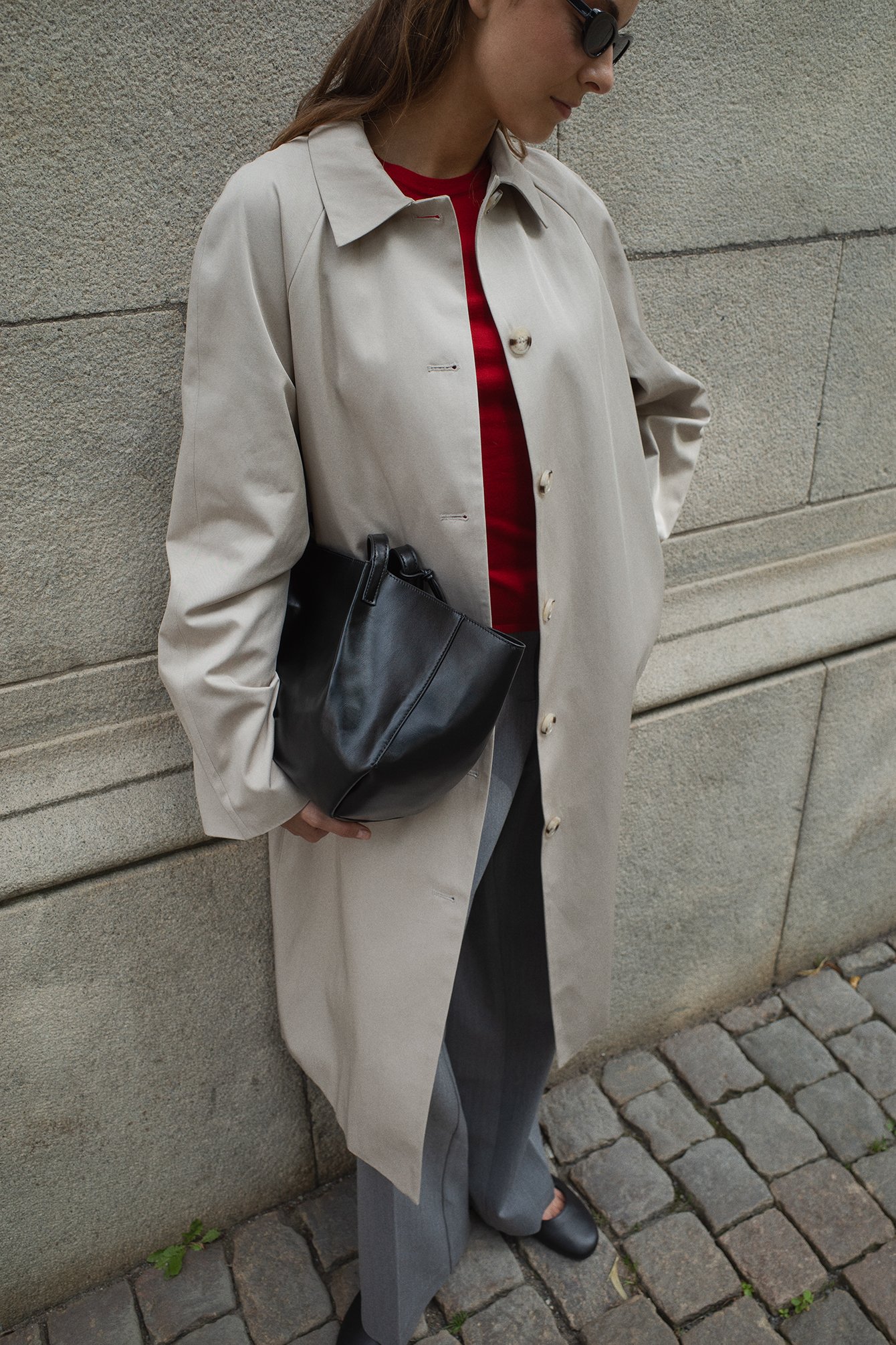Raglan Sleeve Trenchcoat