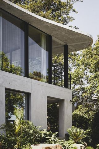 concrete shapes and curves at Canopy House