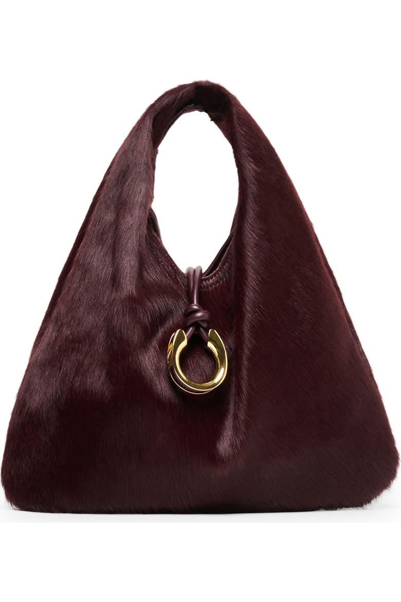 Martin Genuine Calf Hair Hobo Bag