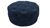Georgette footstool in admiral cotton|Was £550, Now 15% off