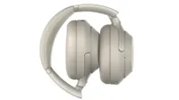 Sony WH-1000XM3 in grey on white background