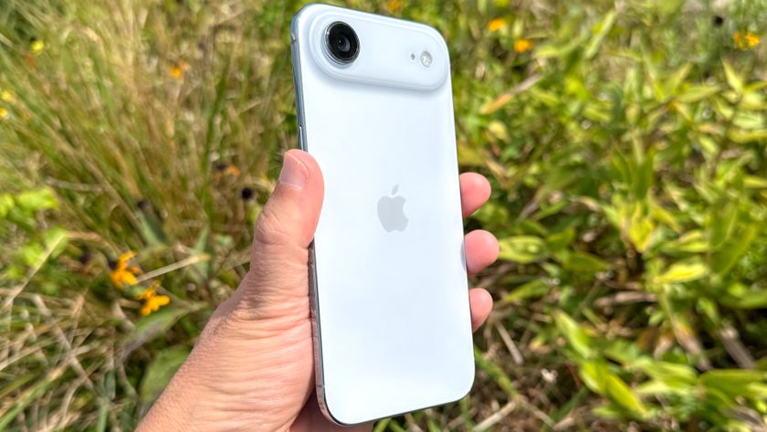 iPhone Air shown in hand