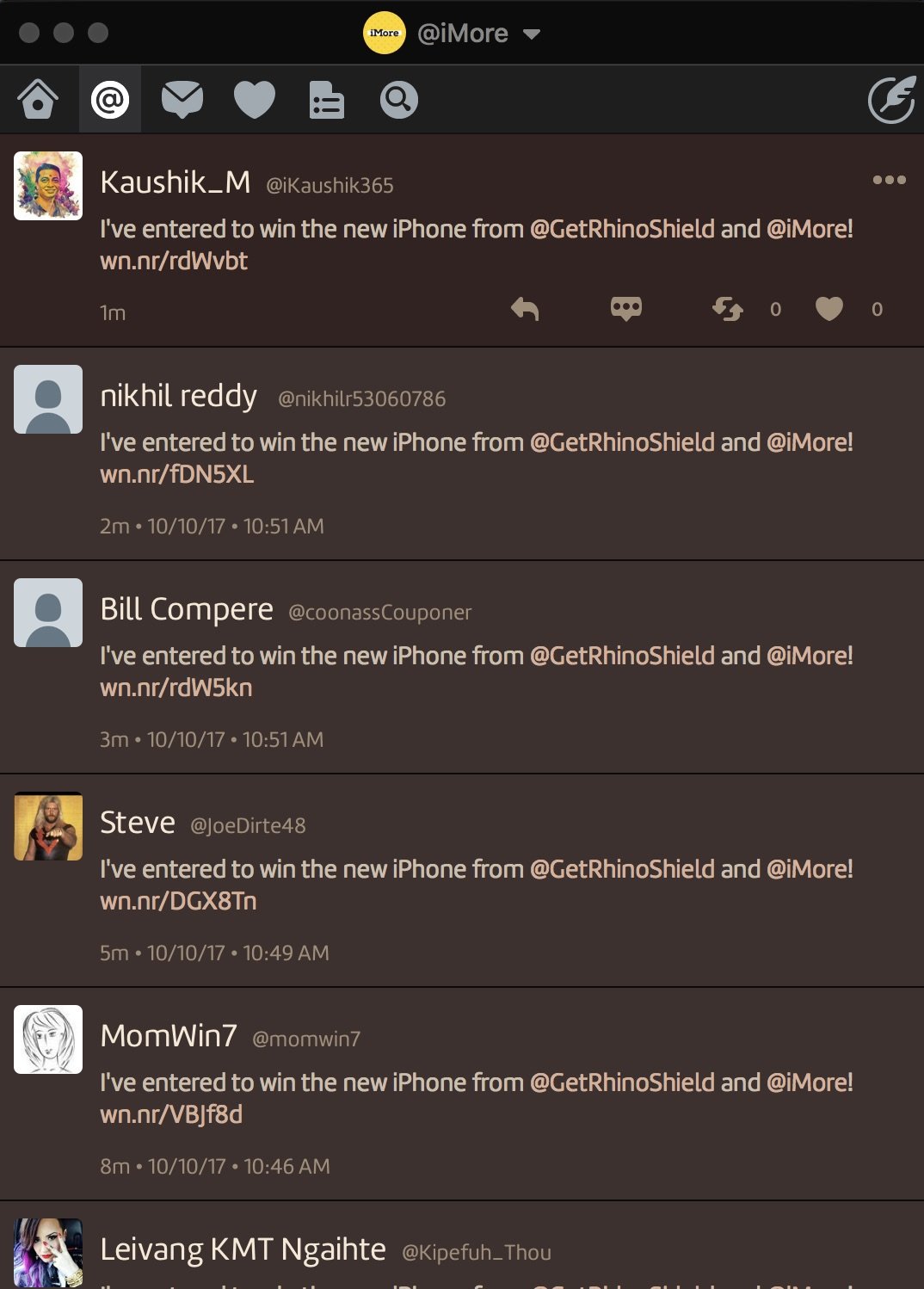 Twitterrific for Mac
