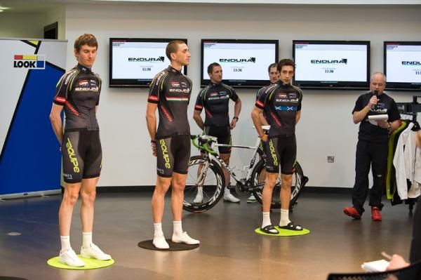 Not all of Endura Racing's riders were at the launch, with its two New Zealand riders busy competing at the Tour of Wellington.