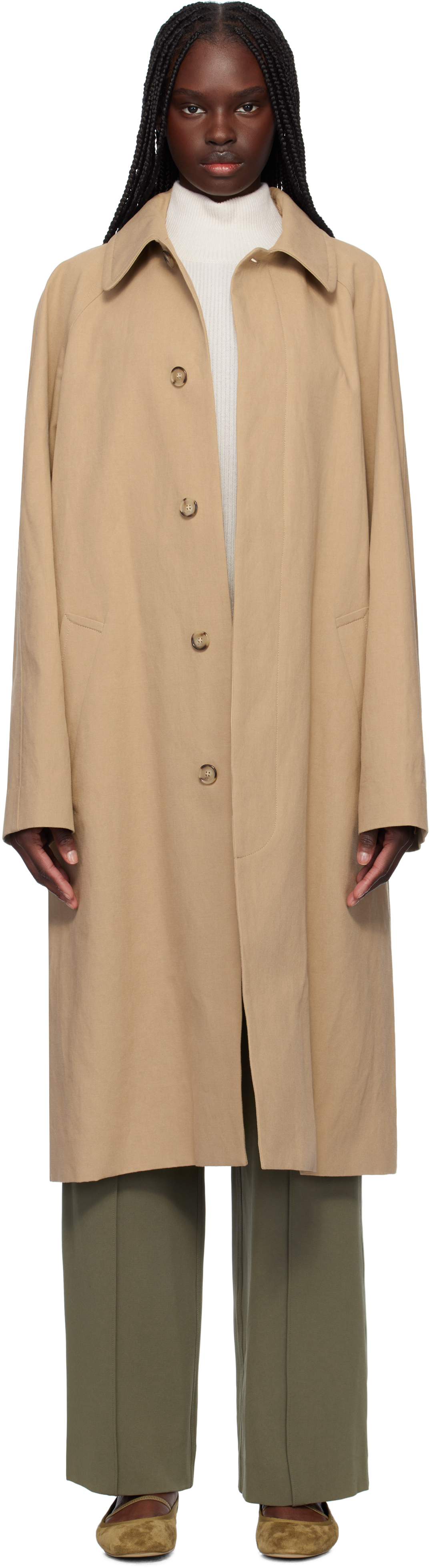 Beige Edouard Trench Coat