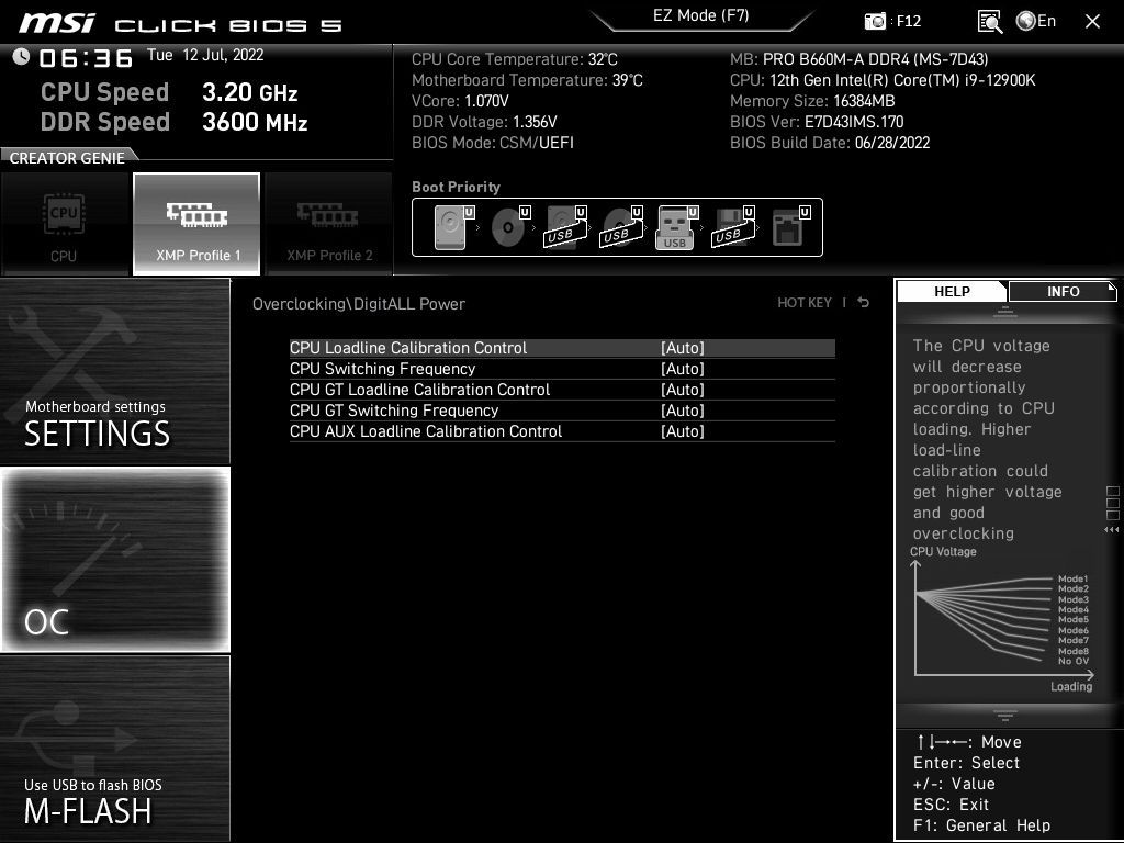 MSI Pro B660M-A DDR4