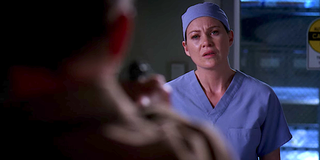 Grey's Anatomy Gunman points a gun at Meredith.