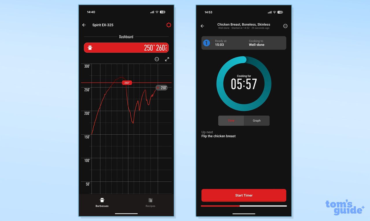 Weber Spirit EX325 app screenshots