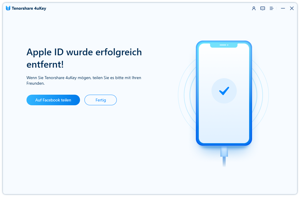 Tenorshare: Apple ID: Passwortdilemma umgehen - Schritt 3.2