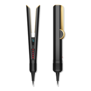 Airstrait Hair Straightener in Onyx Black and Gold