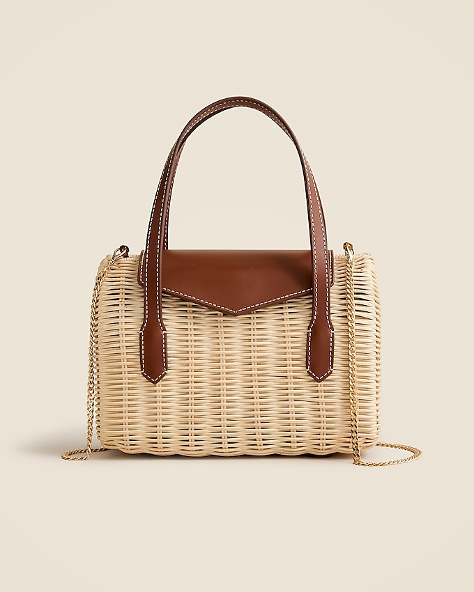 Small rattan top bag