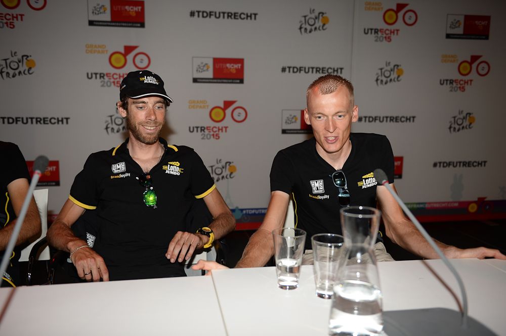 Laurens ten Dam and Robert Gesink