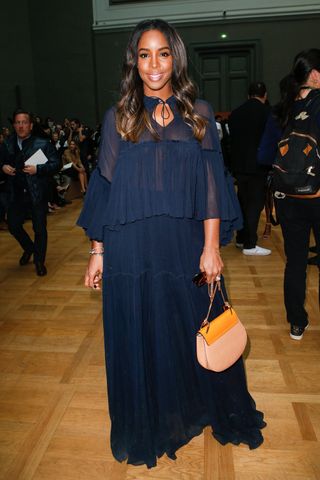 Kelly Rowland Front Row At Paris Fashion Week, 2015