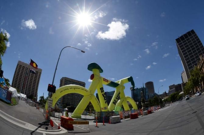 The sun was out in Adelaide on Wednesday after a few days of rain