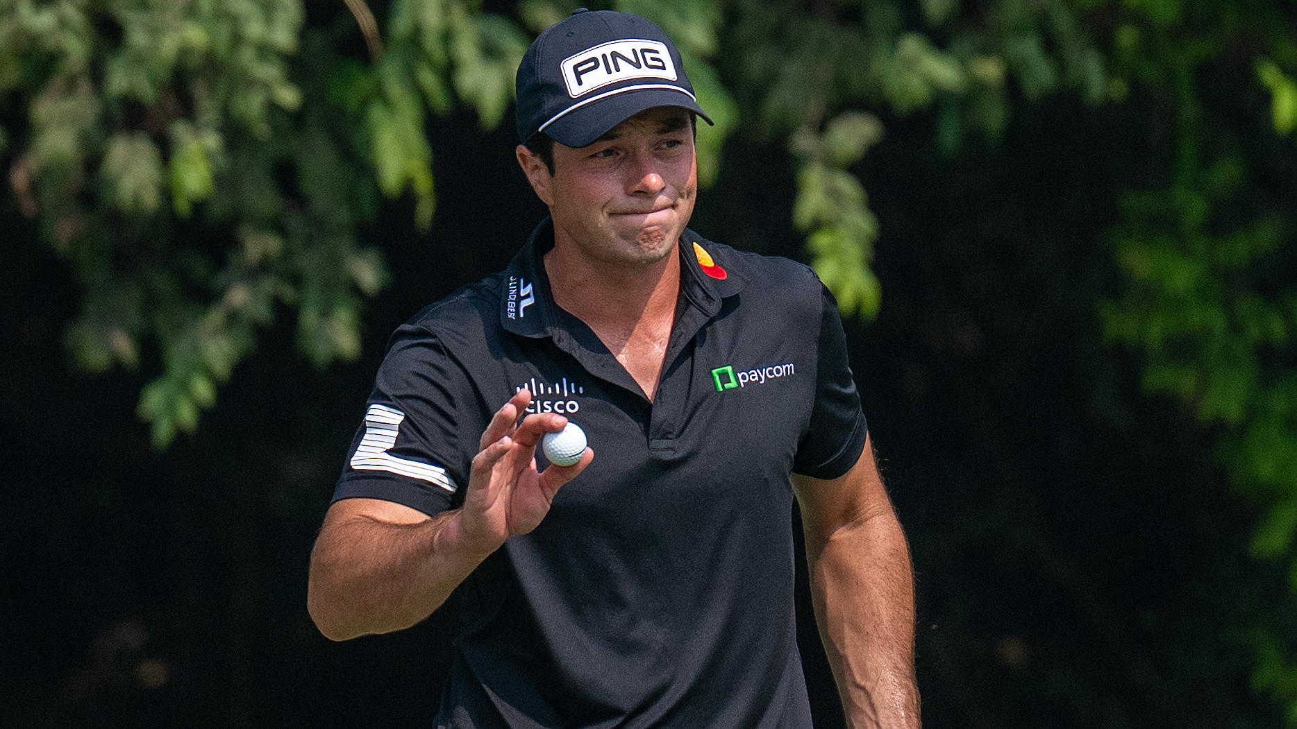 Viktor Hovland at the DP World India Championship