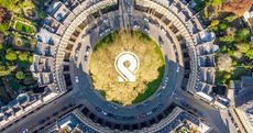 ProxyAddress aerial shot of housing with logo superimposed