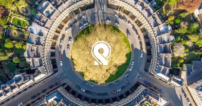 ProxyAddress aerial shot of housing with logo superimposed