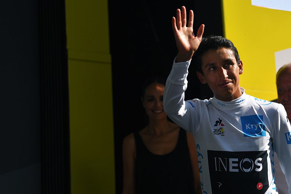 Best young rider Egan Bernal