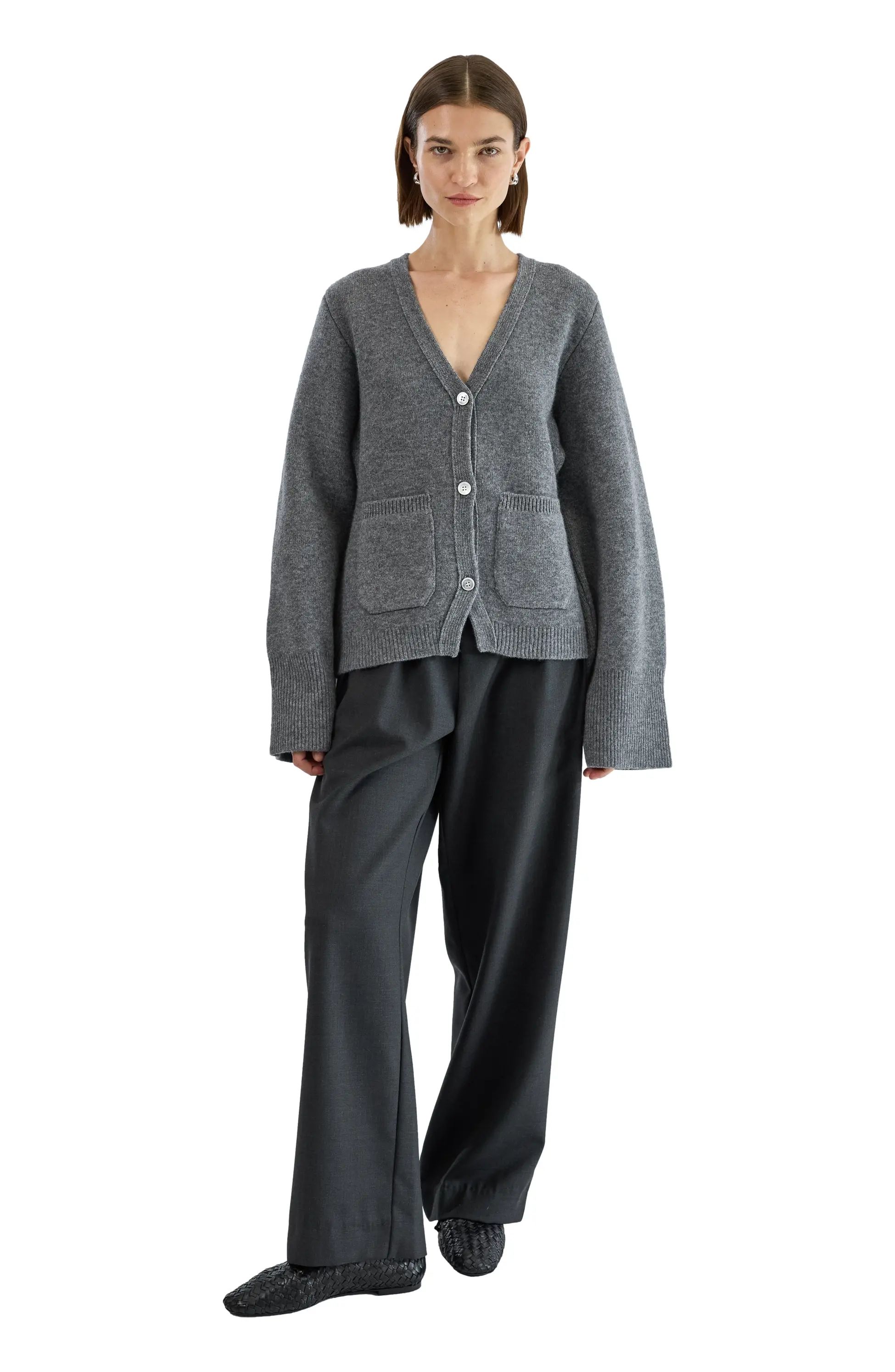 Almina Concept, V Neck Cardigan