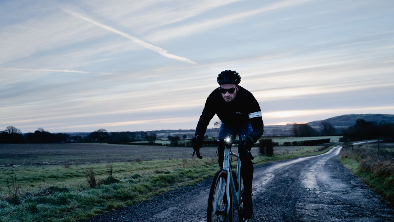 Rider on a winter ride