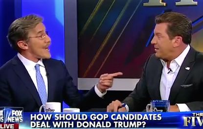 Geraldo Rivera and Eric Bolling nearly come to blows over sensationalism