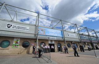 General view of Nortampton Town's Sixfields stadium, which was home to Coventry City in 2013/14.