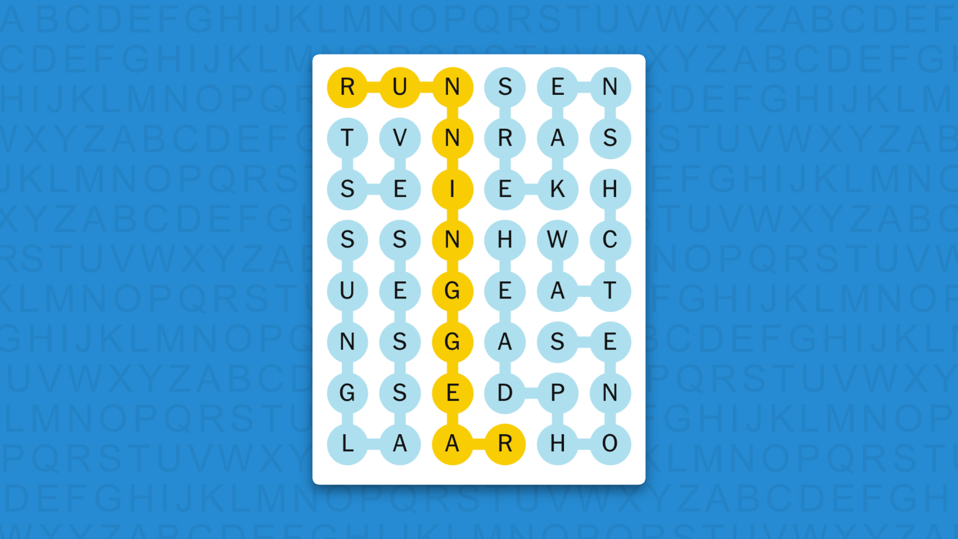 NYT Strands answers for game 959 on a blue background